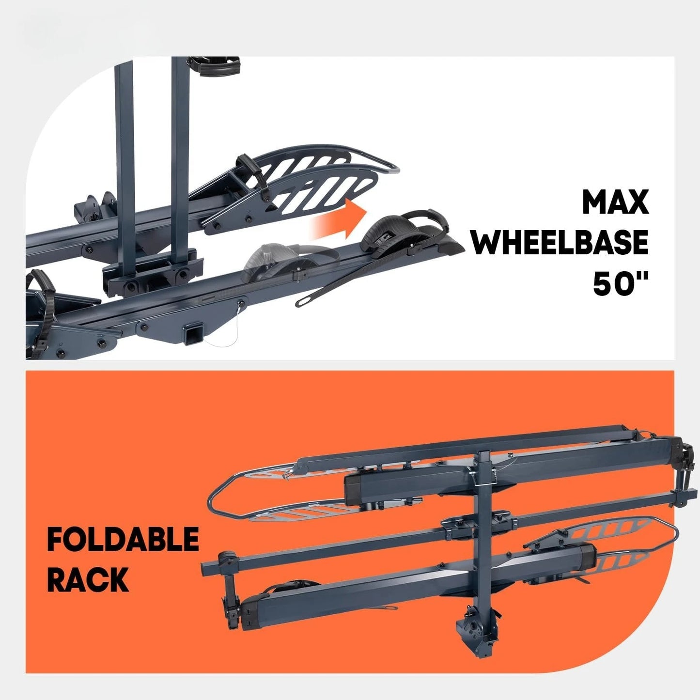 Hign-concerned E-Bike Rack With Ramp 200 Lbs Capacity