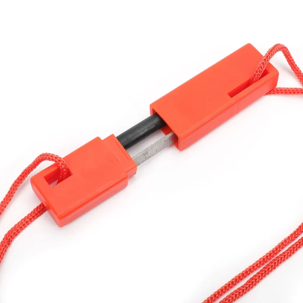 Compact Flint Steel Fire Starter Waterproof Tool with Lanyard High Performance Camping Hiking Hunting Survival Kits