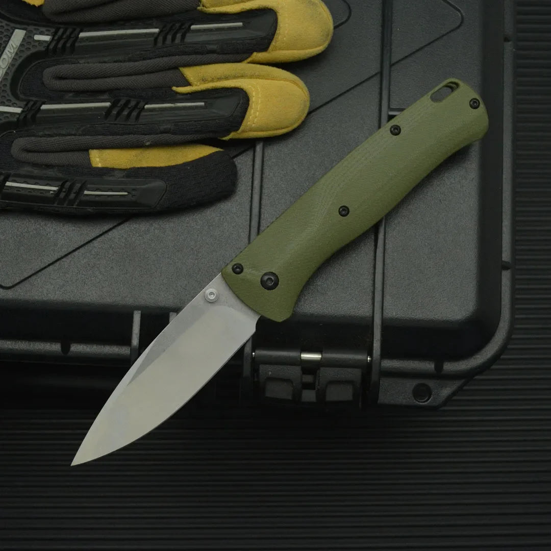 BM 535 G10 Folding Knife D2 Steel Blade Outdoor Hiking Equipment Sharp Fruit Knife Camping Survival Knife Best Gift for A Man