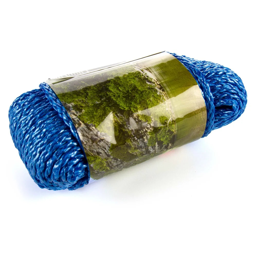 2 Pack 1/4 Inch x 100 Feet Polypropylene Hollow Braided Marine Utility Rope Floating Cord Rot Resistant Boat Dock Home Use