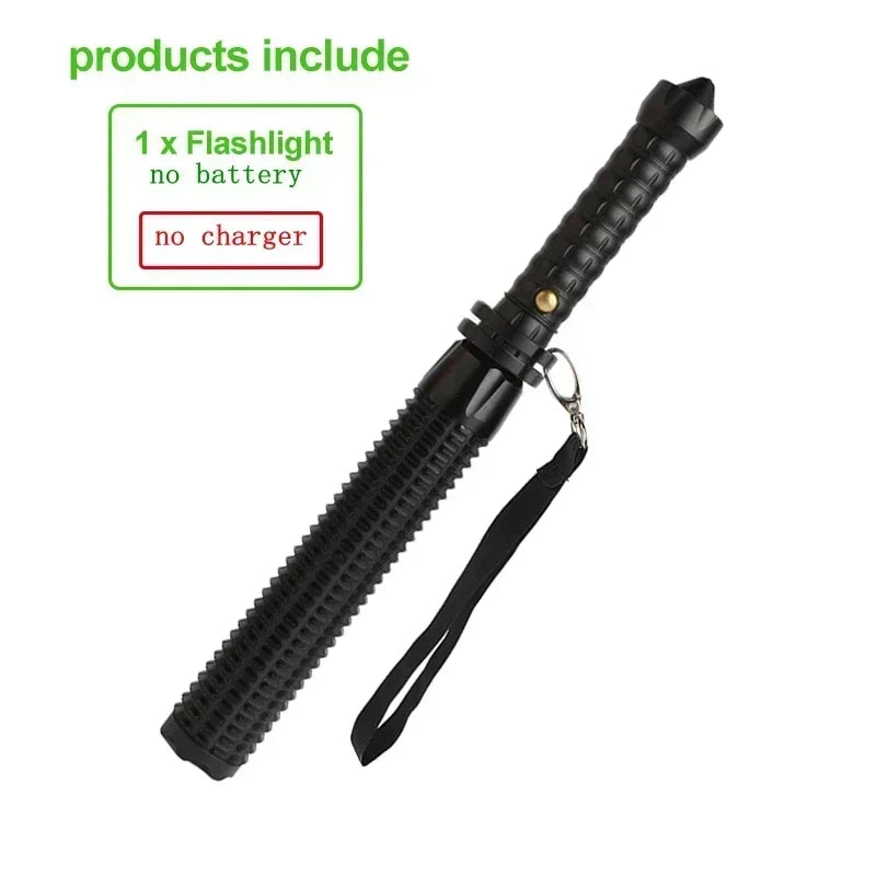 Hign-concerned Wolf Tooth Flashlight Telescopic Defense