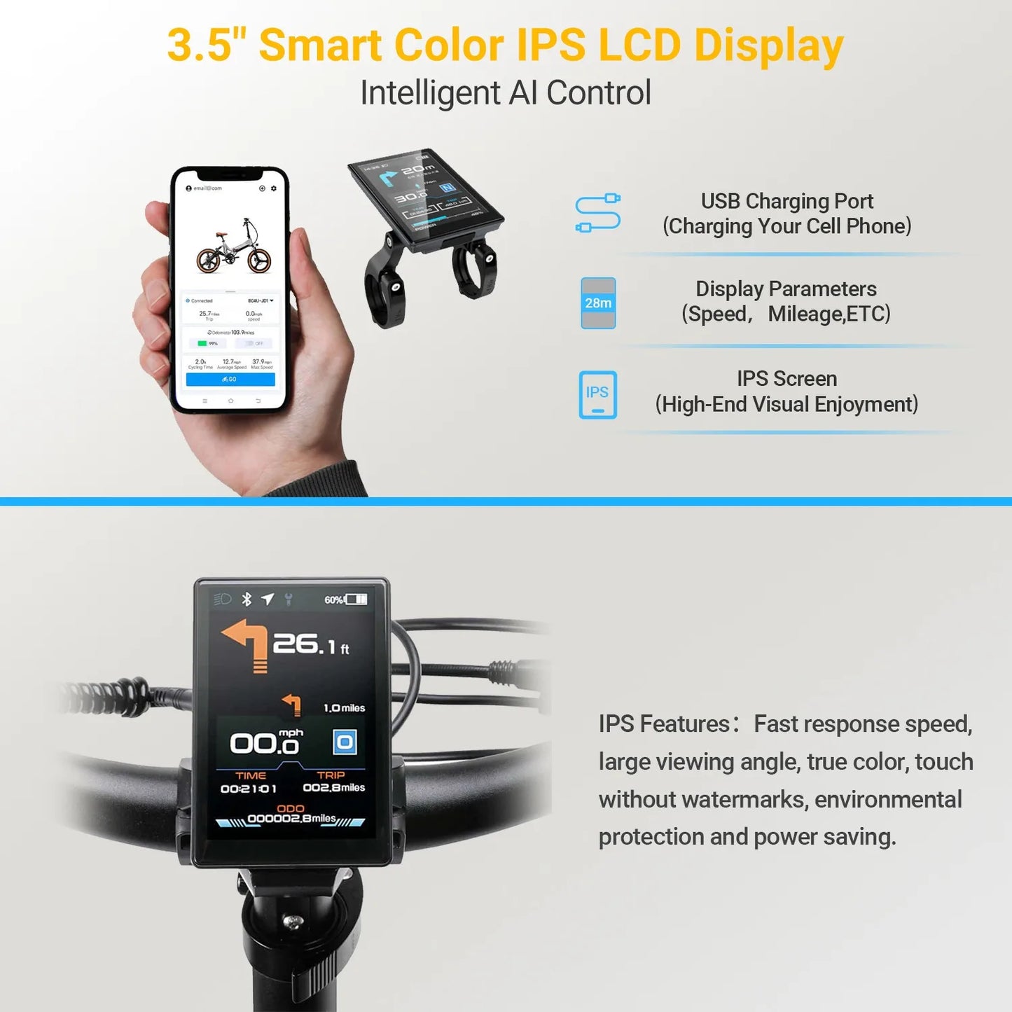 E-Bicycle 750W 48V29AH Dual Battery Adjustable Front Fork Suspension Lock Electric Bicycle Intelligent Ai Control Electric Bike