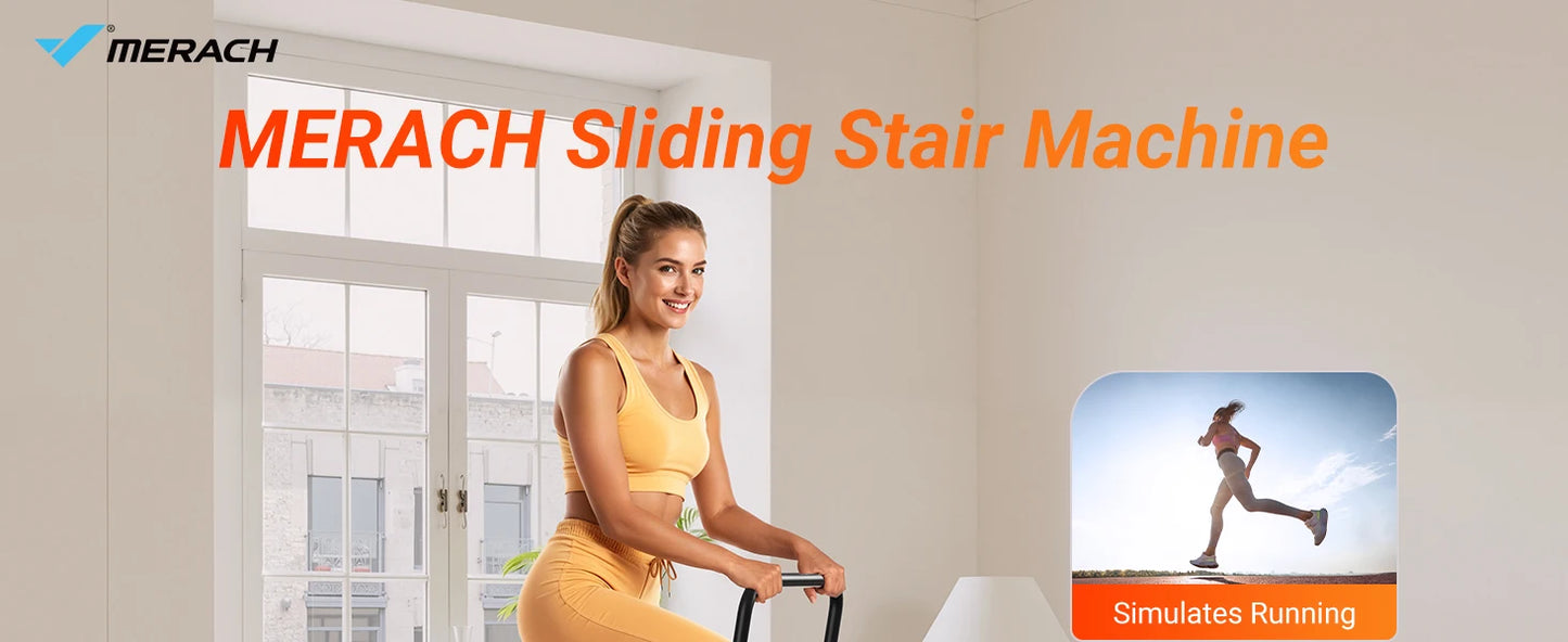 MERACH Stair Stepper for Home Gym Exercise New Version Vertical Climber Machine Full-Body Workout Compact Folding Cardio Stepper