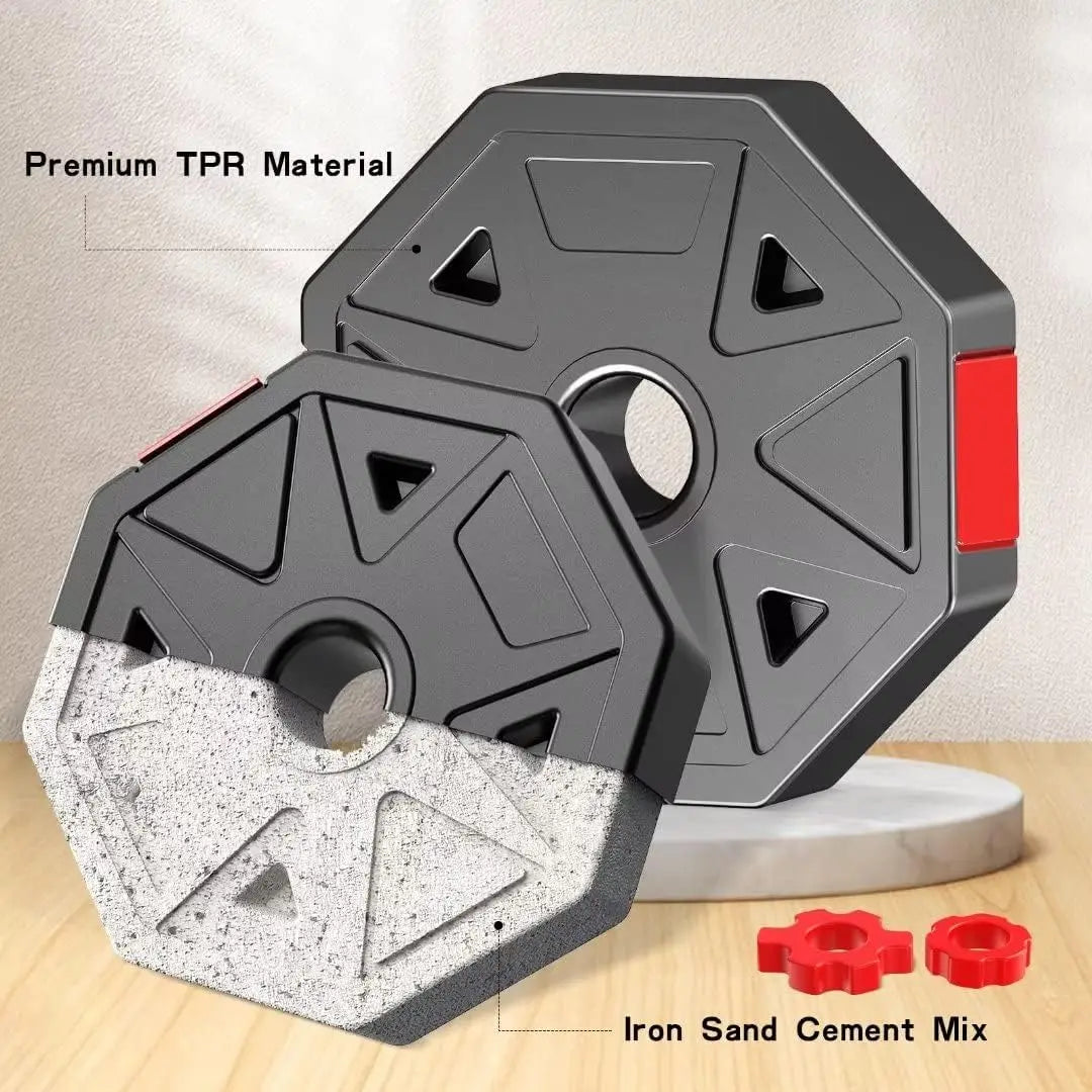 Adjustable Dumbbell To Barbell Fitness Set 3 In 1 Home Gym