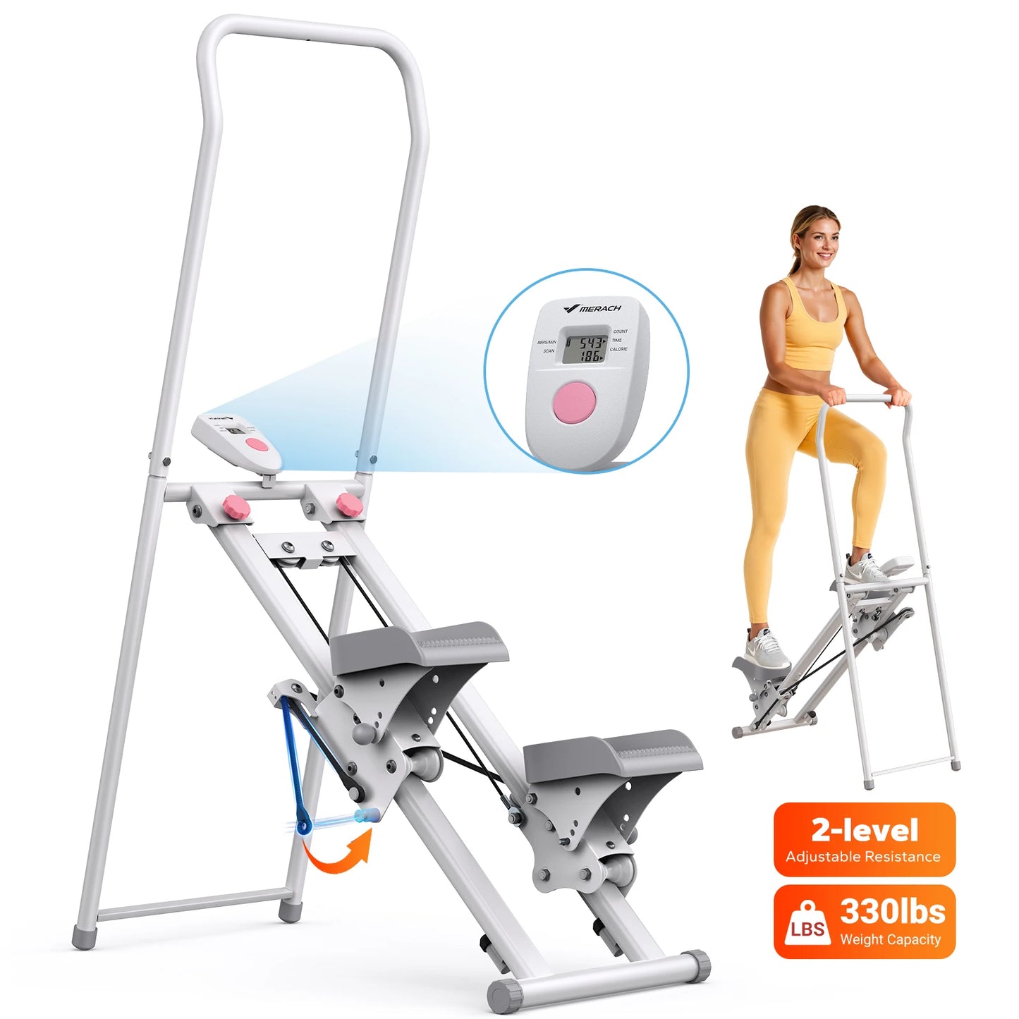 MERACH Stair Stepper For Home Gym Full Body Cardio Machine