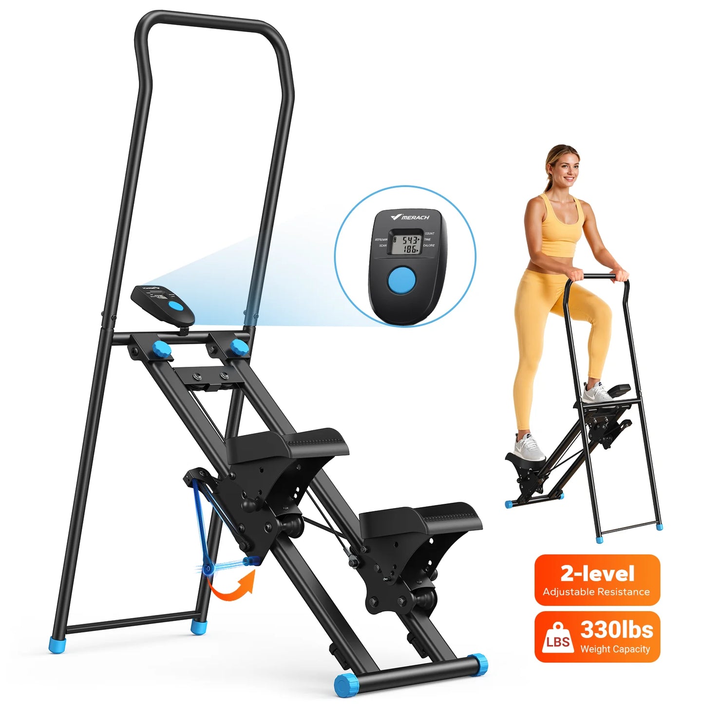 MERACH Stair Stepper For Home Gym Full Body Cardio Machine