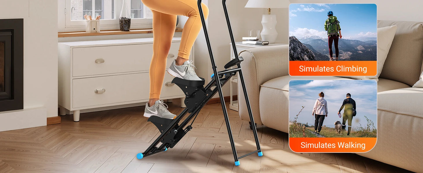 MERACH Stair Stepper for Home Gym Exercise New Version Vertical Climber Machine Full-Body Workout Compact Folding Cardio Stepper