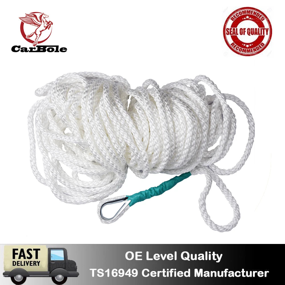 Hign-Concerned Nylon Anchor Rope With Thimble Three Strand