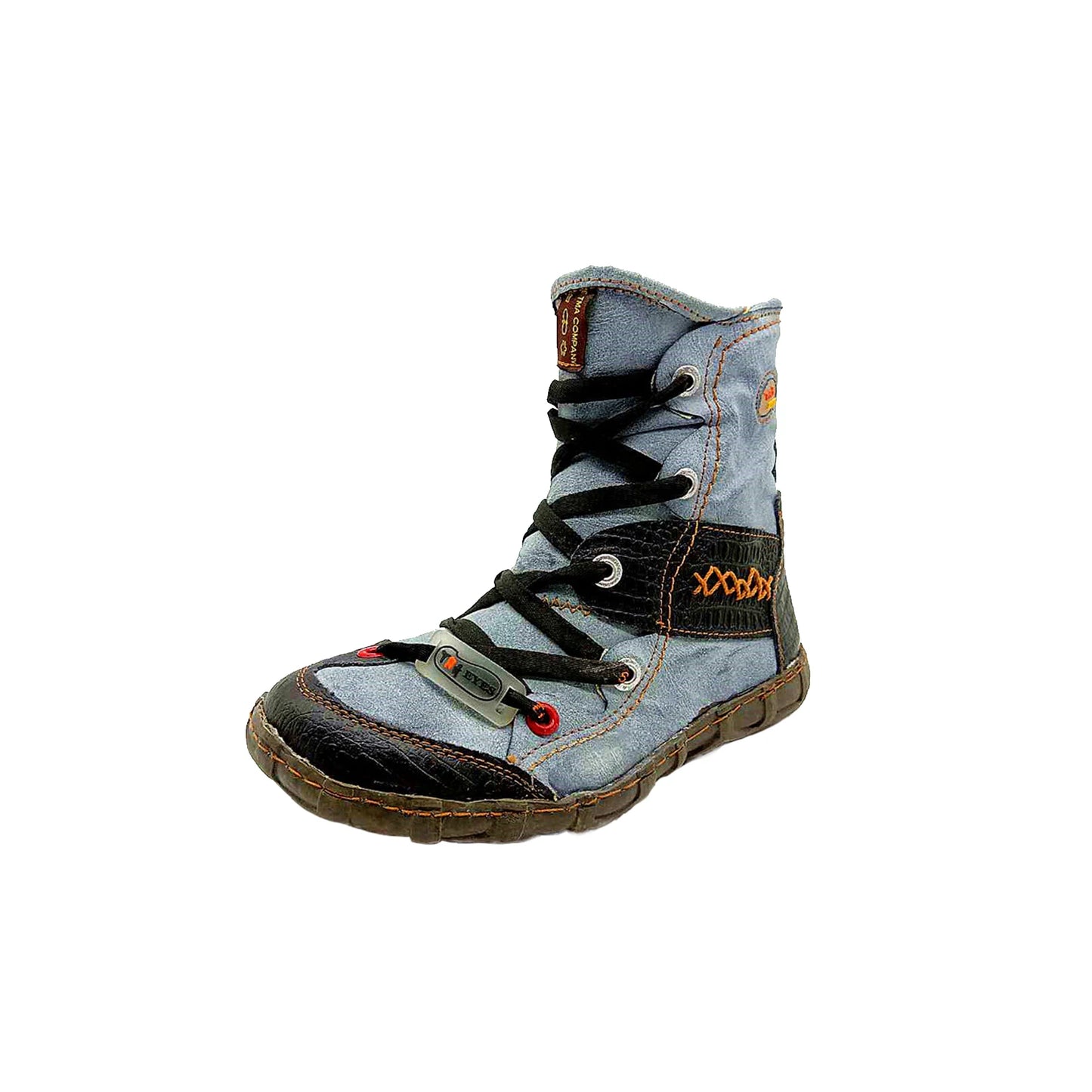 TMA EYES Camouflage PU Leather Short Duck Boots Casual