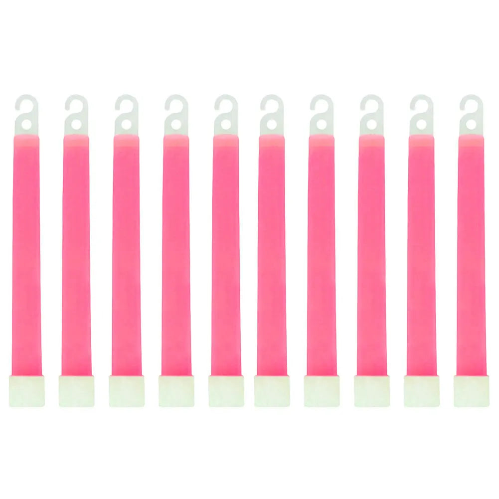 10pcs 6Inch Glow Light Sticks Outdoor Survival Tool Warning Lamp Hiking SOS Gear Tactical Equipment Concert Party Light Stick