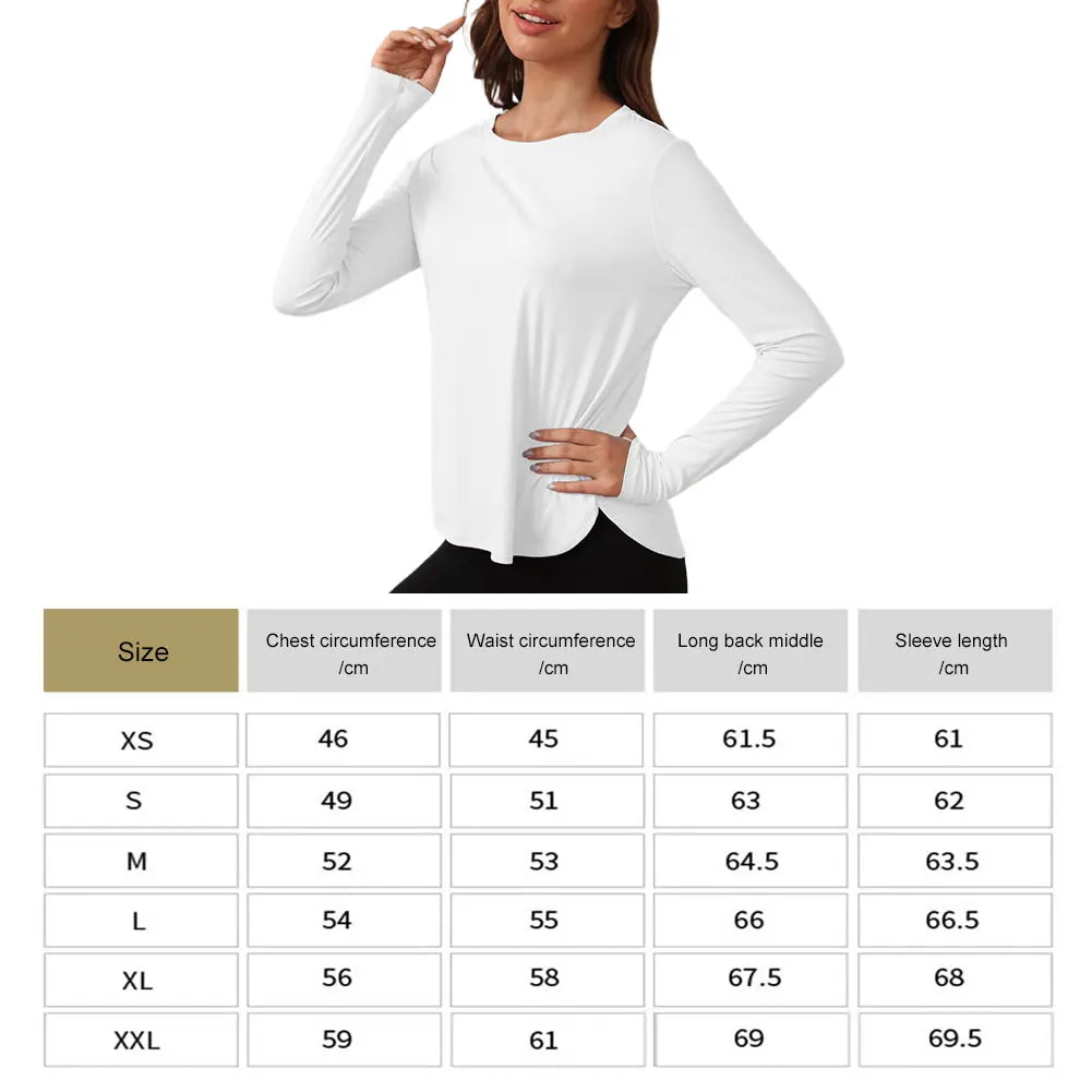 Sun Shirts Long Sleeve UV Protection Shirt Lightweight Quick Dry Workout Tops Rash Guard Outdoor Gym Hiking Tops for Women