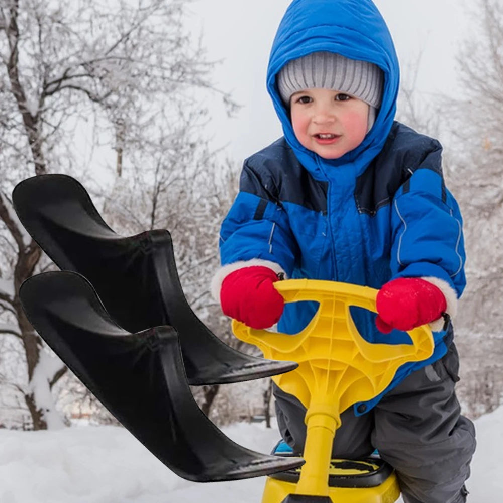 1 Pair Ski Sleigh Snow Sledge Board Set Snow Ski Scooter Ski Sledge Ski Scooter for Kids Outdoor Accessories