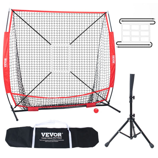 VEVOR Portable Baseball Softball Practice Net With Frame