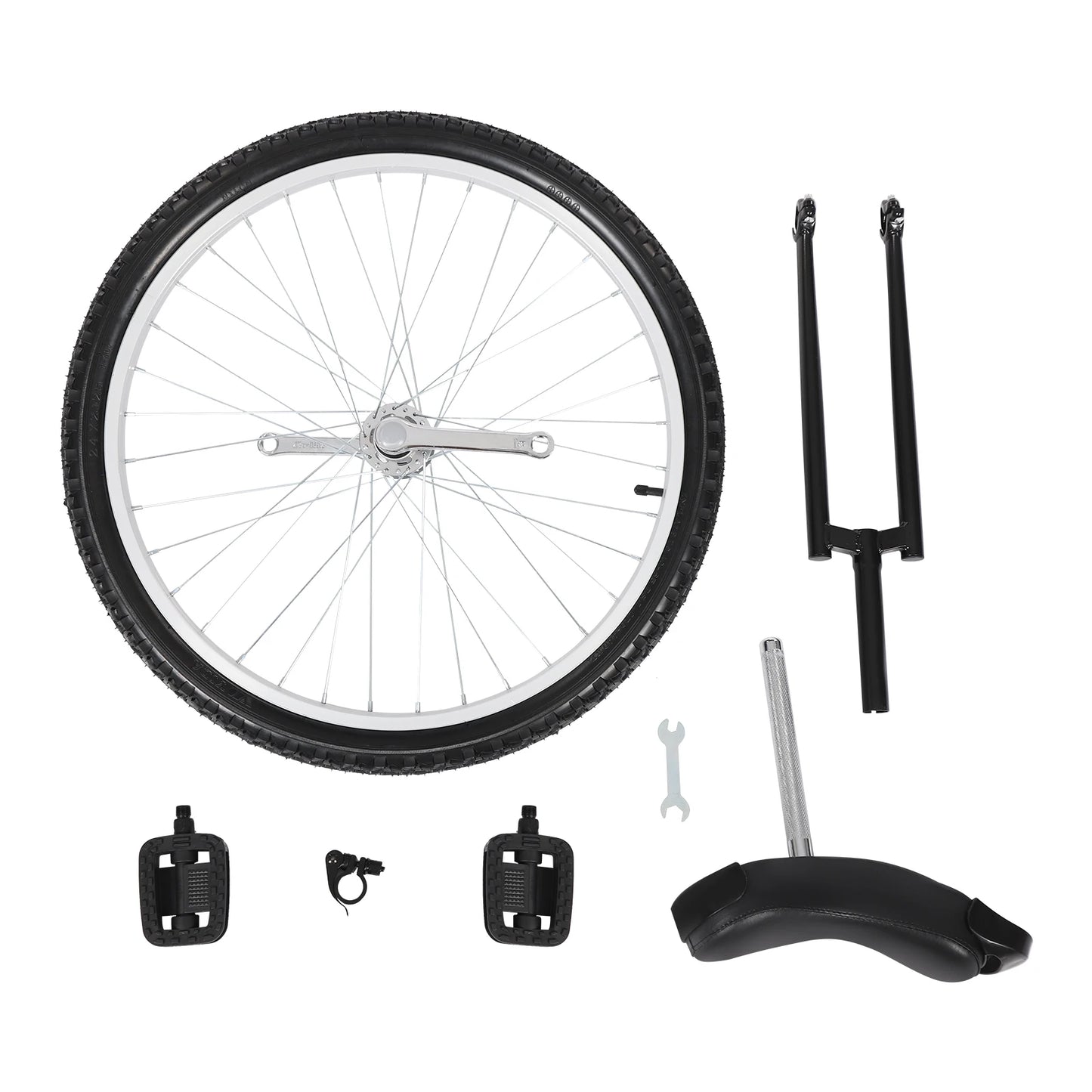 One Wheel Bike Adjustable Seat Exercise Bicycle for 7-60 Years Old, Outdoor Sports Fitness Exercise Unicycle carbon road bike