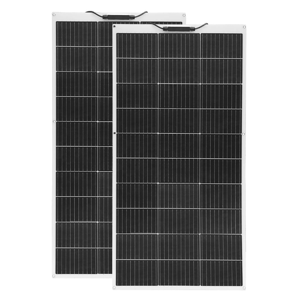 1pcs-10pcs 100W solar panel rechargeable battery 12V 100W- 1000W Flexible Solar panels charger motorhome houses balcony camping