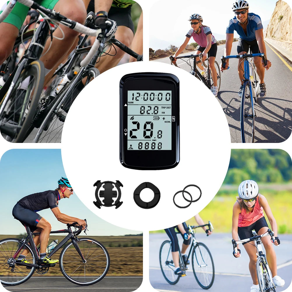 Hign-Con Concerned Wireless Bicycle Computer 2.4 GPS Speedometer