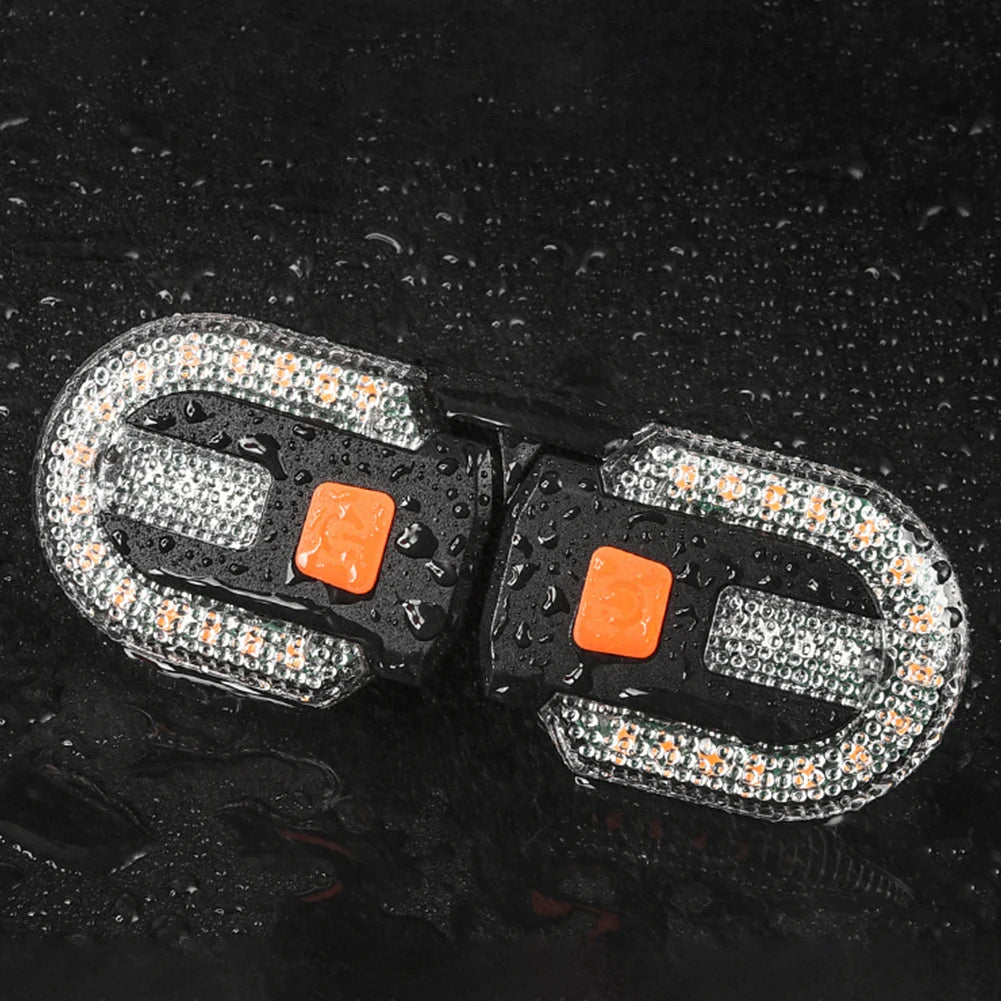 Bicycle Turn Signal Light Wireless Remote Control Bike Rear Light USB Rechargeable Warning Cycling Light Bike Accessories