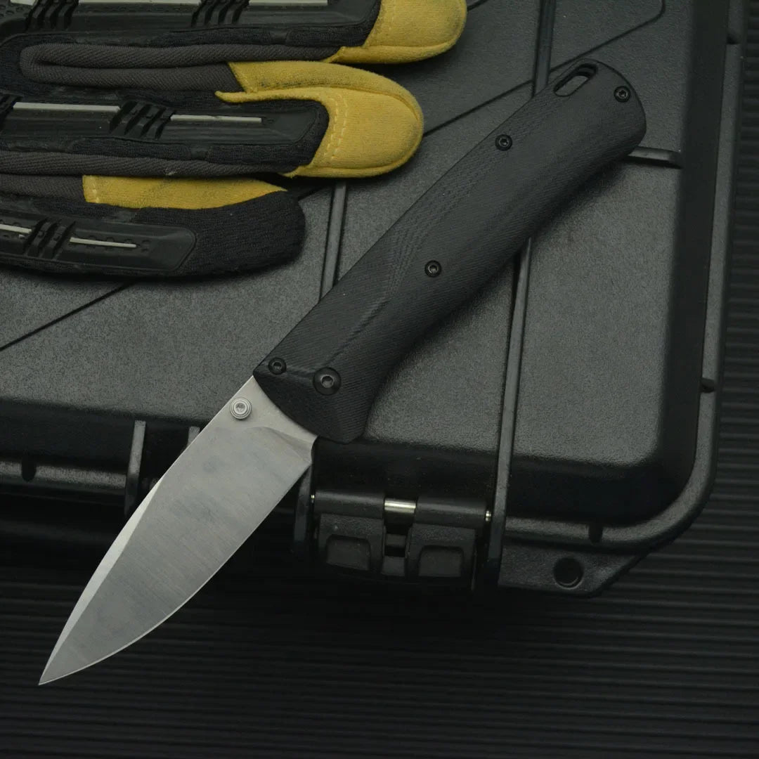 BM 535 G10 Folding Knife D2 Steel Blade Outdoor Hiking Equipment Sharp Fruit Knife Camping Survival Knife Best Gift for A Man