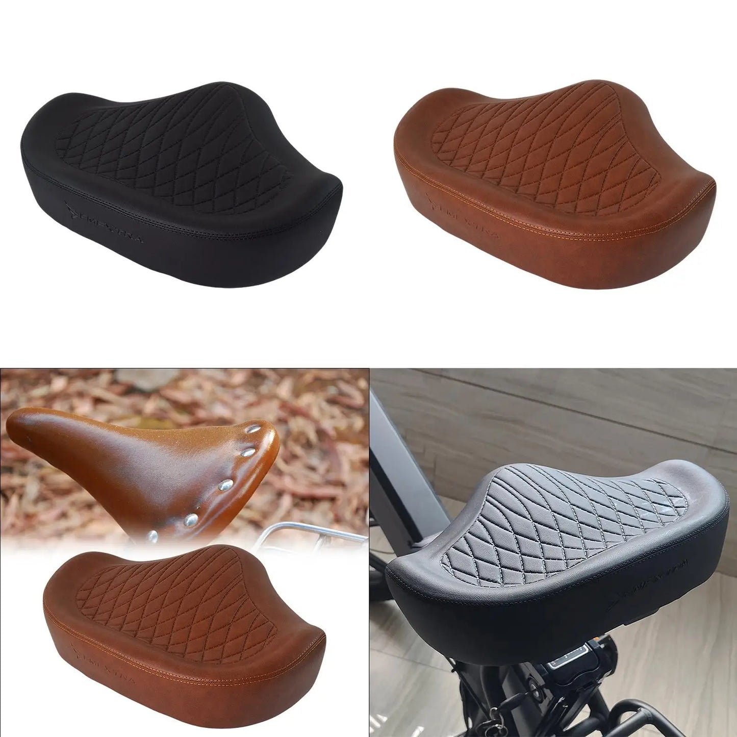 Bike Saddle Lightweight Soft Wide Shockproof Bicycle Seat for Electric Bike Riding Sports Accessories for Women Men Big Butt