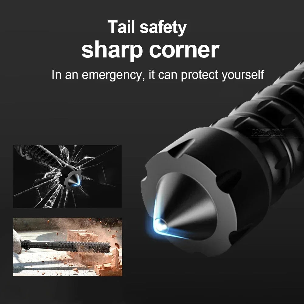 Hign-concerned Wolf Tooth Flashlight Telescopic Defense