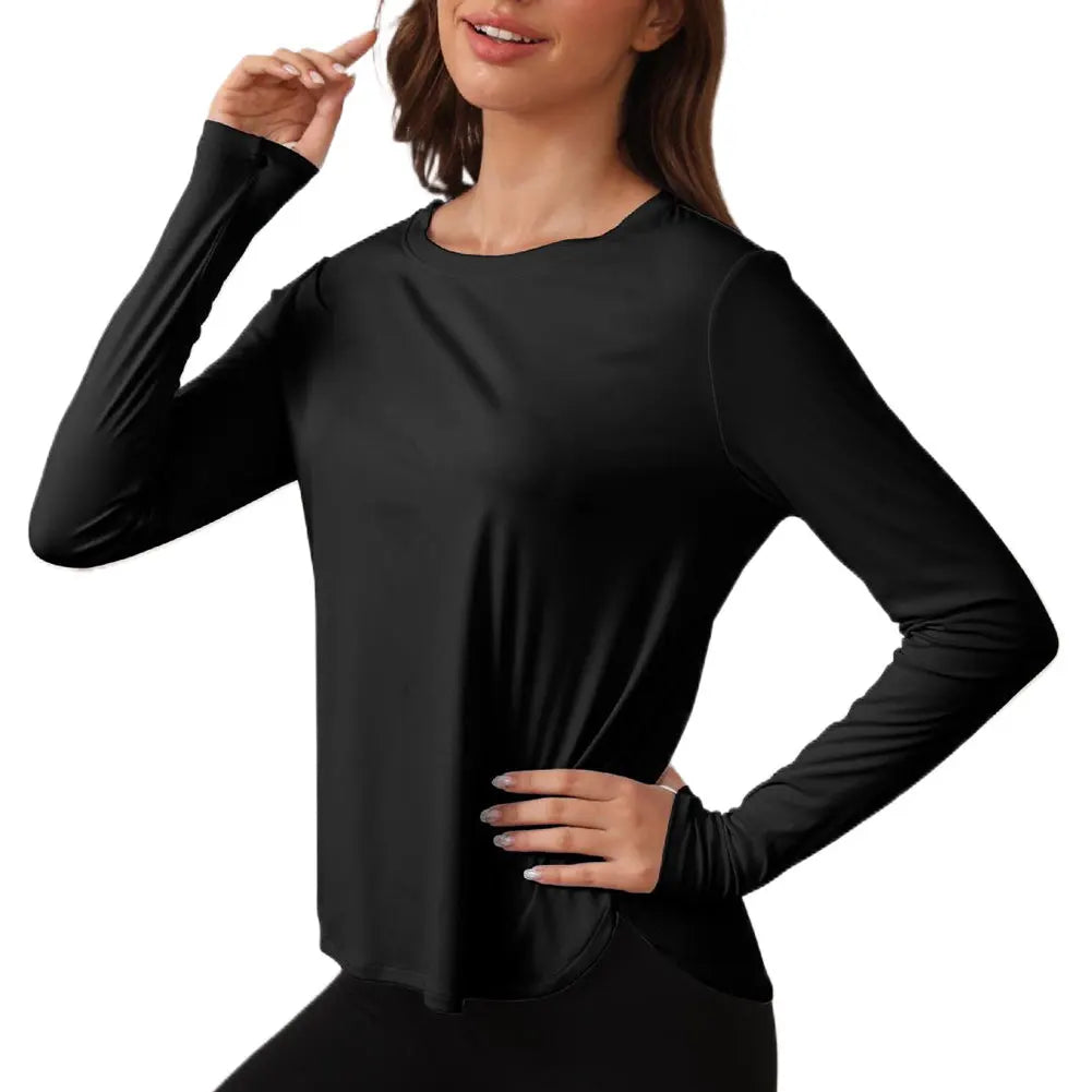 Sun Shirts Long Sleeve UV Protection Shirt Lightweight Quick Dry Workout Tops Rash Guard Outdoor Gym Hiking Tops for Women