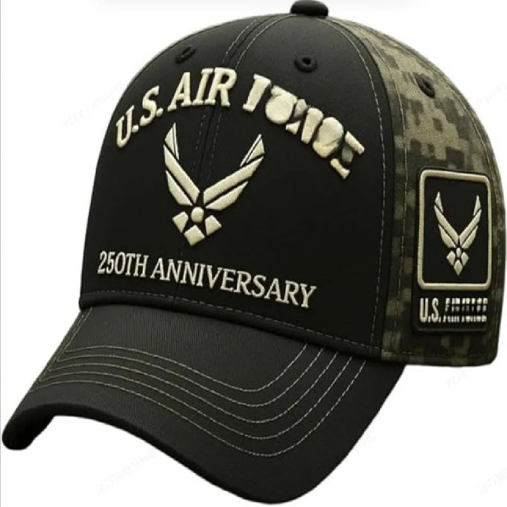 U.S. 250th Anniversary Baseball Caps Retro Washed Cap FREEDOM 250 Marine Corps 250th Anniversary Cap Casual Outdoor Sun Hats