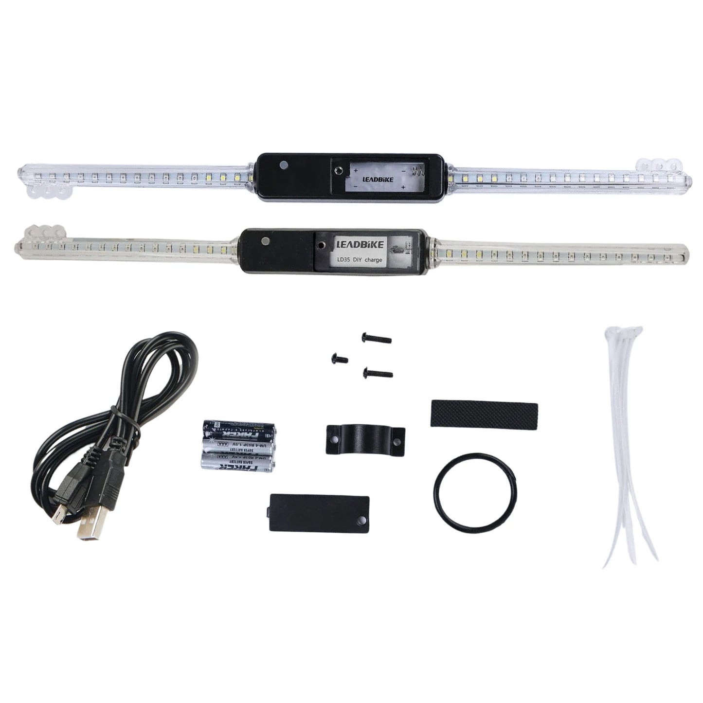 Bicycle Spoke LED Lights Bike Motorcycle Wheel Spoked Light Protector Covers Pipe For Motocross Bicycle Bike Cool Accessories