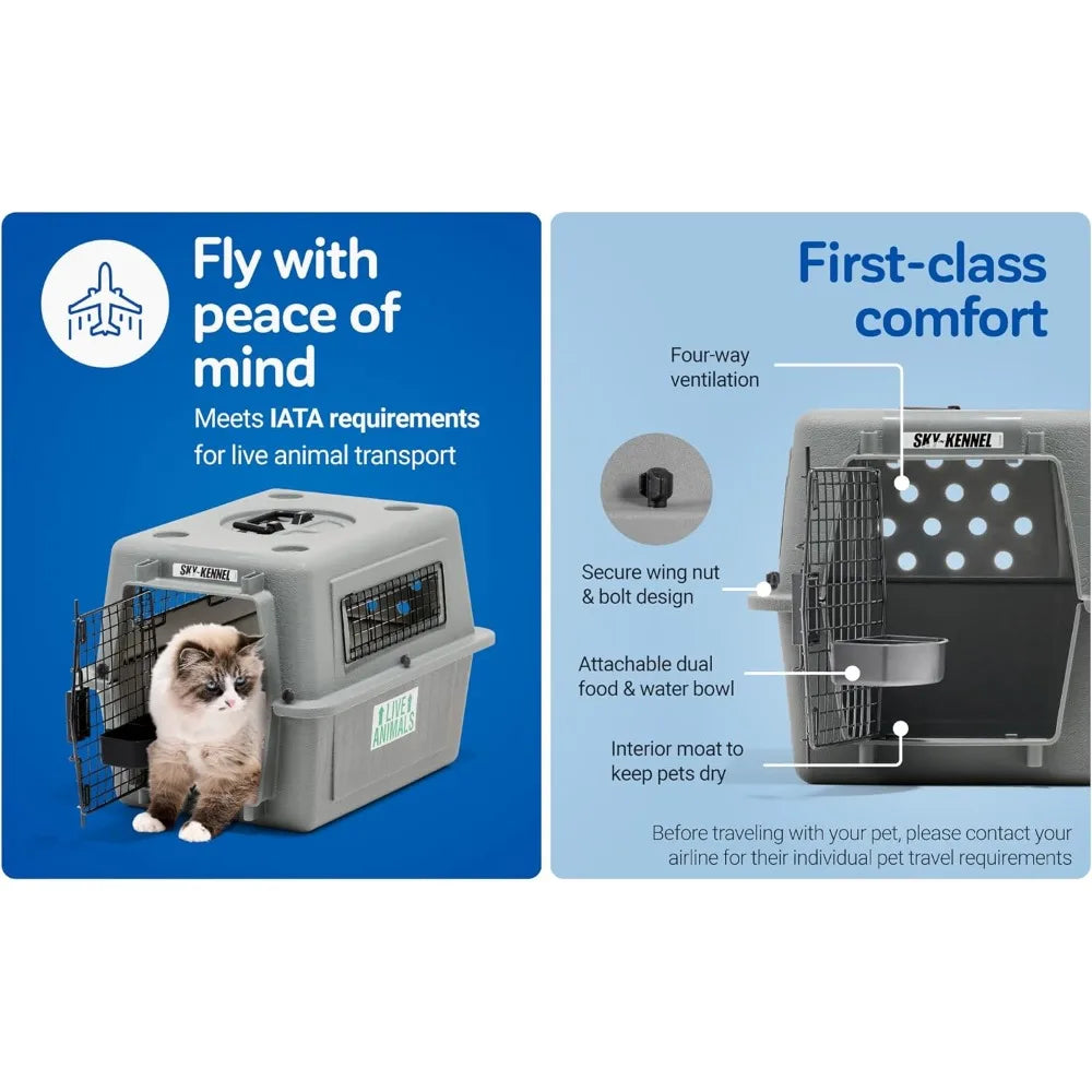 Petmate Sky Kennel Airline Approved Travel Dog Crate