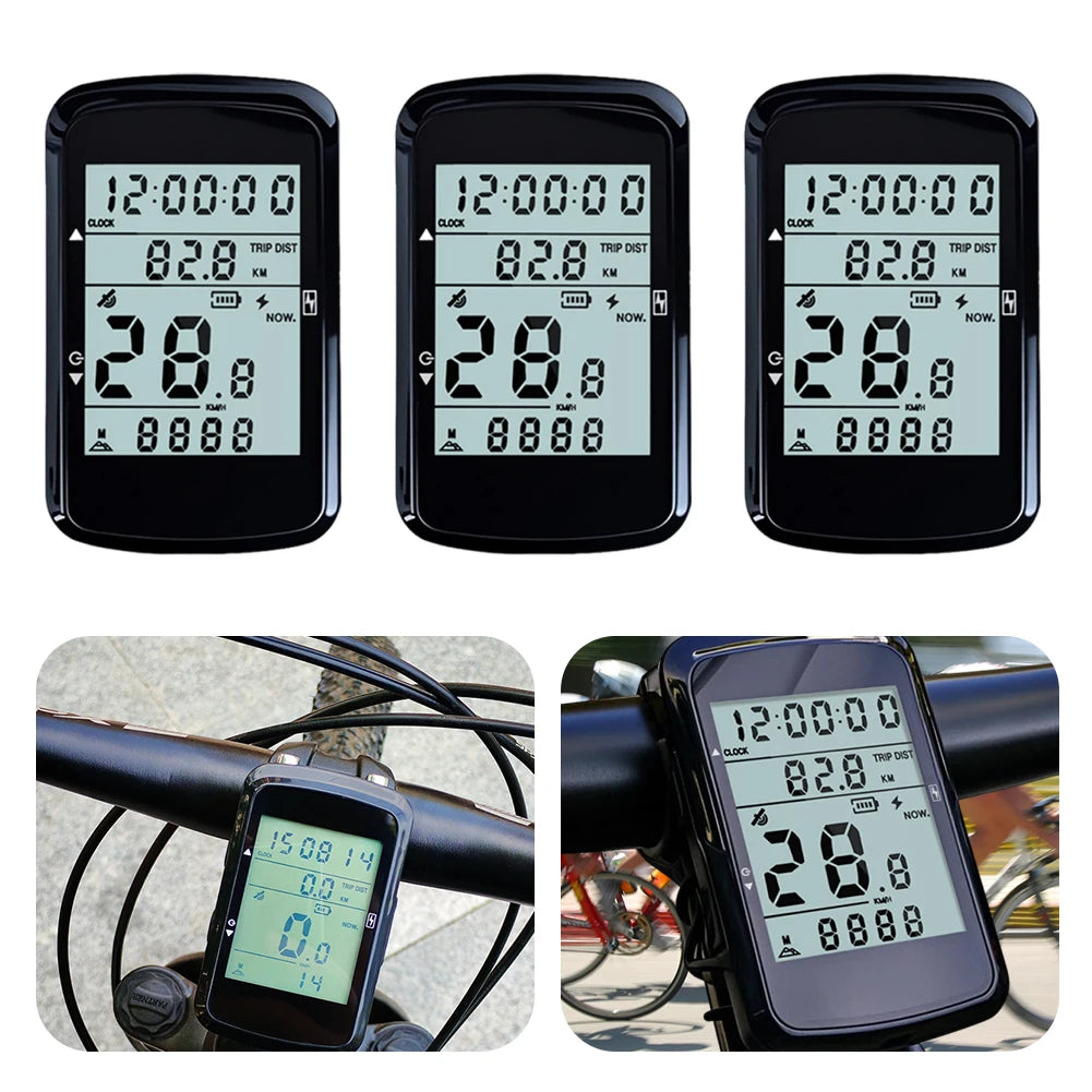 Hign-Con Concerned Wireless Bicycle Computer 2.4 GPS Speedometer