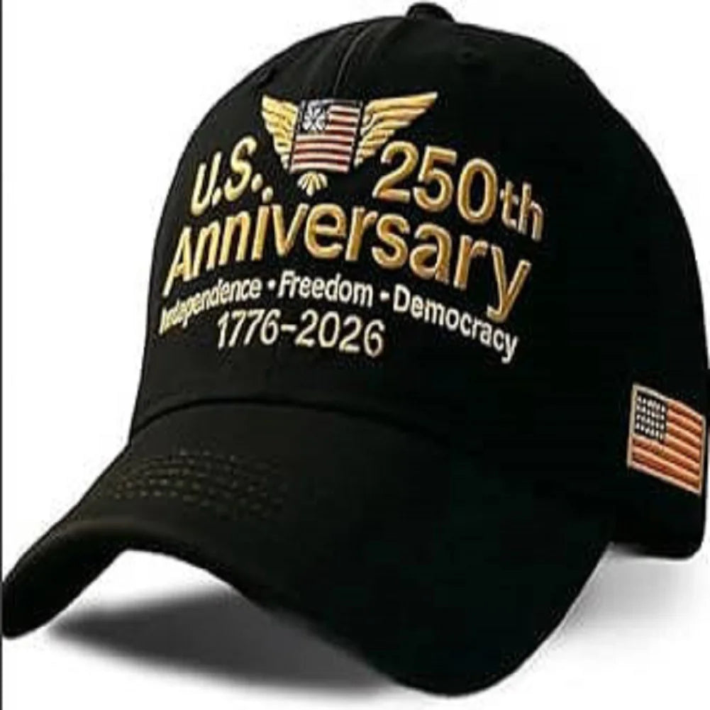 U.S. 250th Anniversary Baseball Caps Retro Washed Cap FREEDOM 250 Marine Corps 250th Anniversary Cap Casual Outdoor Sun Hats