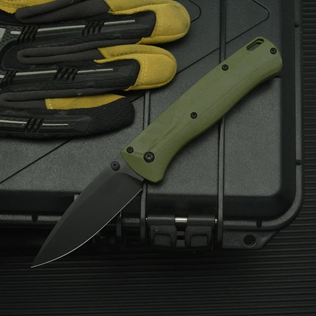 BM 535 G10 Folding Knife D2 Steel Blade Outdoor Hiking Equipment Sharp Fruit Knife Camping Survival Knife Best Gift for A Man