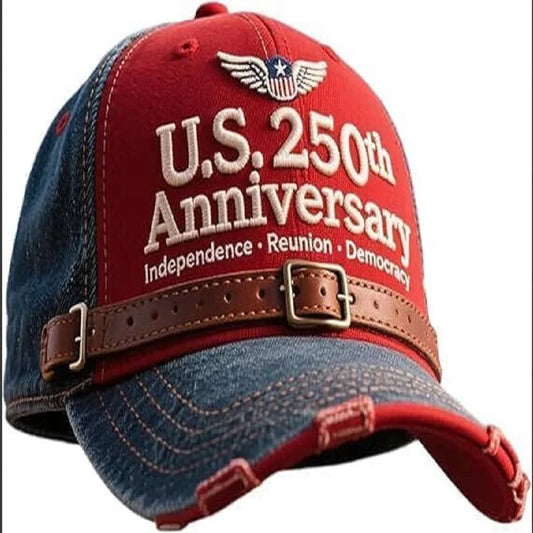 U.S. 250th Anniversary Baseball Caps Retro Washed Cap FREEDOM 250 Marine Corps 250th Anniversary Cap Casual Outdoor Sun Hats