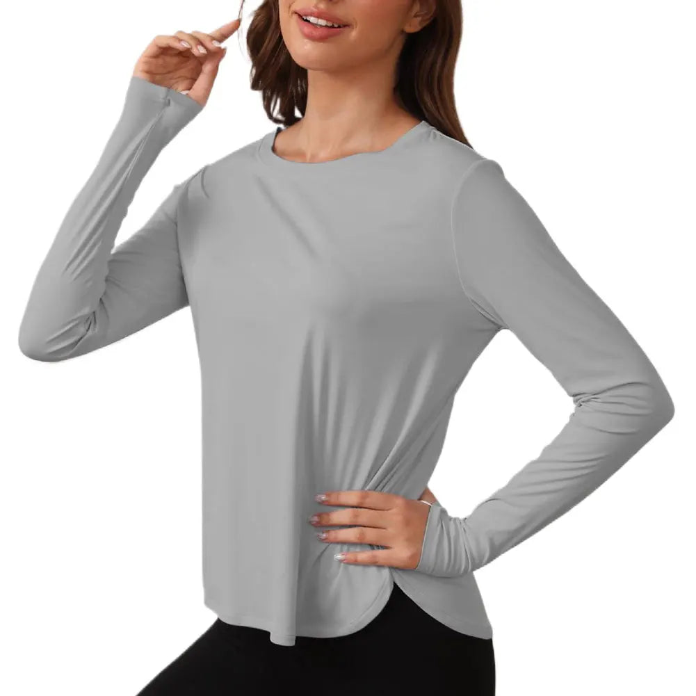 Sun Shirts Long Sleeve UV Protection Shirt Lightweight Quick Dry Workout Tops Rash Guard Outdoor Gym Hiking Tops for Women