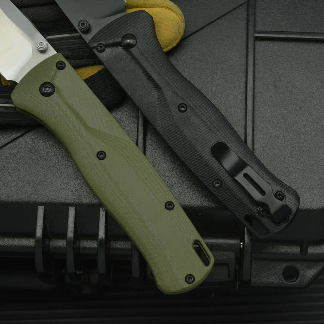 BM 535 G10 Folding Knife D2 Steel Blade Outdoor Hiking Equipment Sharp Fruit Knife Camping Survival Knife Best Gift for A Man