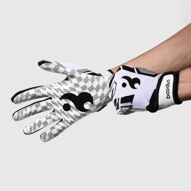 Football Gloves Extra-Grip Non-slip Outdoor Sports Full Finger Hand Protection Gloves