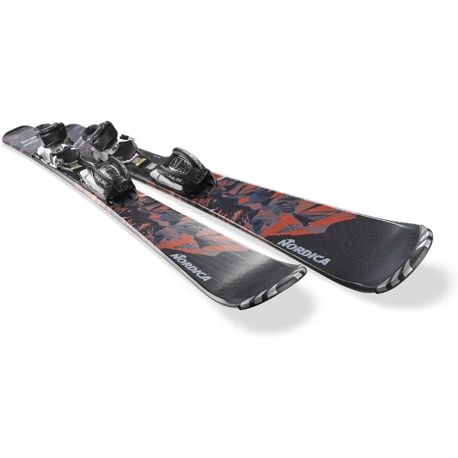 Junior's Team Am 110150 AllMountain Flexible Maneuverable Skis with J7.0 FDT Bindings Winter Sports
