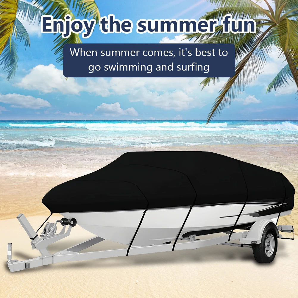 Waterproof Boat Cover V Shaped Hull Protector For Yachts