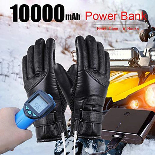 VODOOL USB Heated Gloves Waterproof Electric Hand Warmers