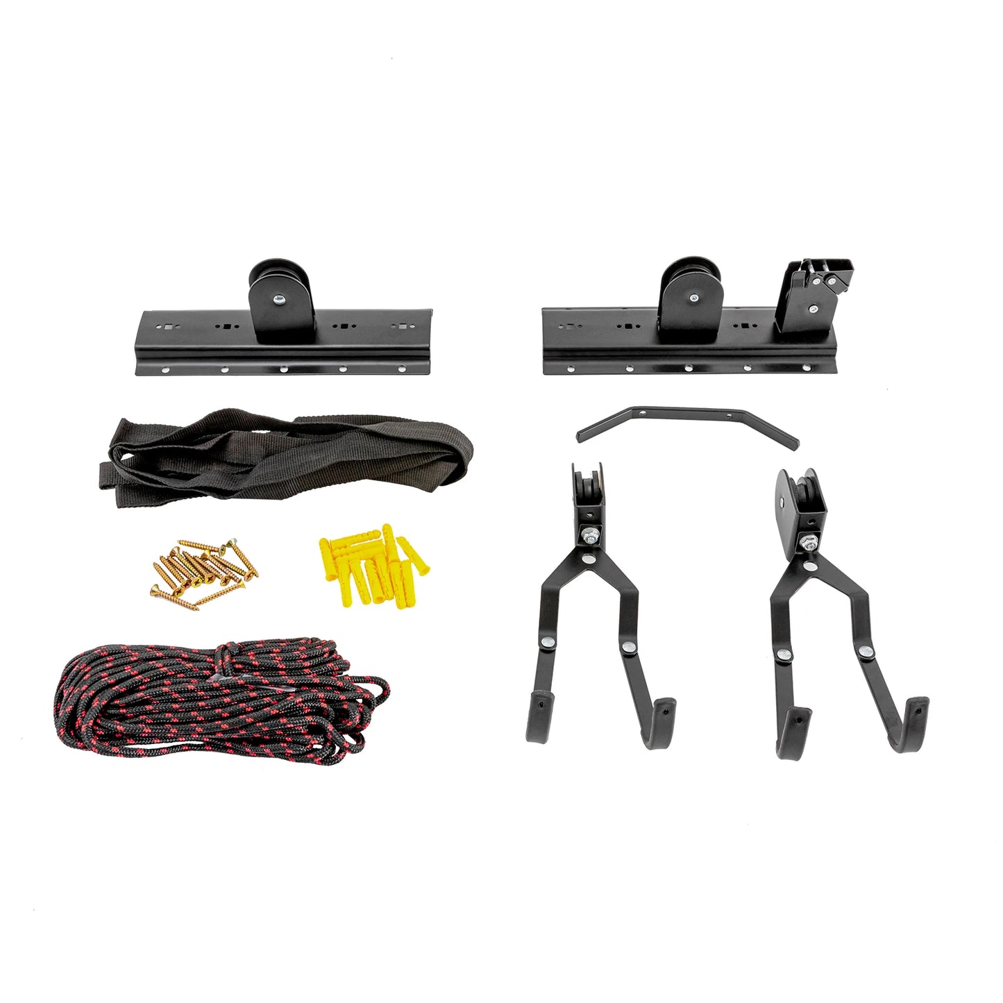 Garage Ceiling Bike Hoist Pulley System For Storage