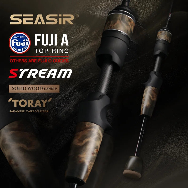 SeaSir Stream Spinning Baitcasting Rod Ultralight Carbon