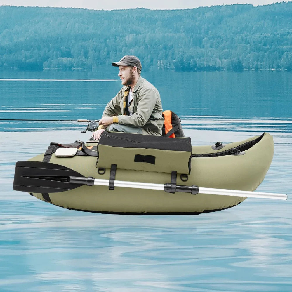 Hign-concerned Inflatable Fishing Boat With Fish Ruler
