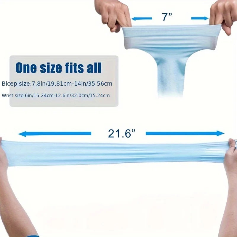 6 Pairs Cycling Arm Sleeves Ice Fabric Anti-UV Sunscreen Running Cycling Sleeve Outdoor Sport Cycling Arm Warmers Men Women