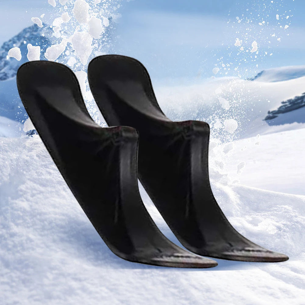 1 Pair Ski Sleigh Snow Sledge Board Set Snow Ski Scooter Ski Sledge Ski Scooter for Kids Outdoor Accessories