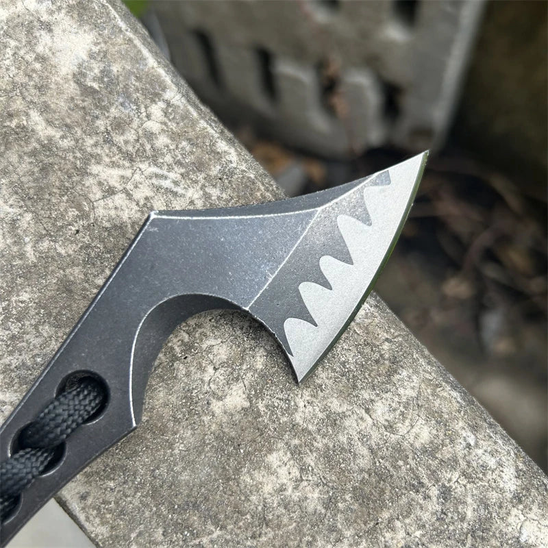 Axe Fixed Blade Knife Tool High Hardness D2 Blade Survival Wilderness Multi-fuctional Portable Durable with Kydex Hand Tools