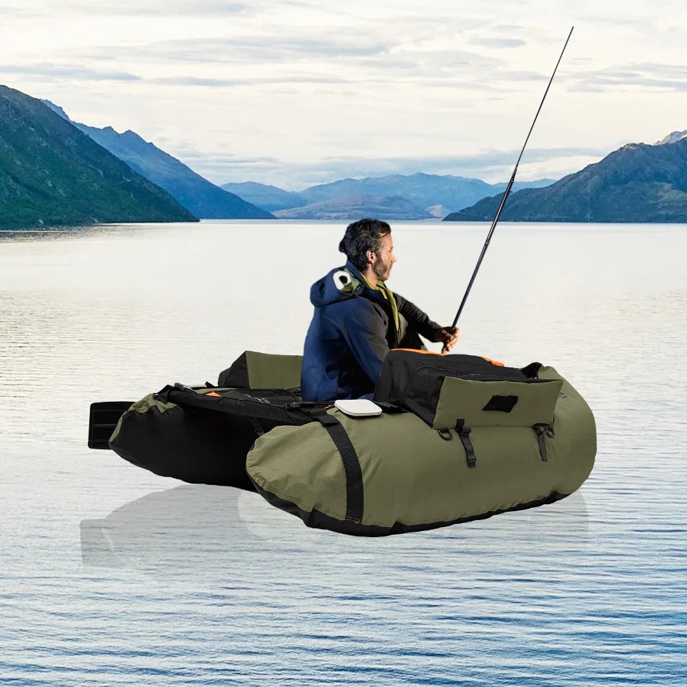 Hign-concerned Inflatable Fishing Boat With Fish Ruler