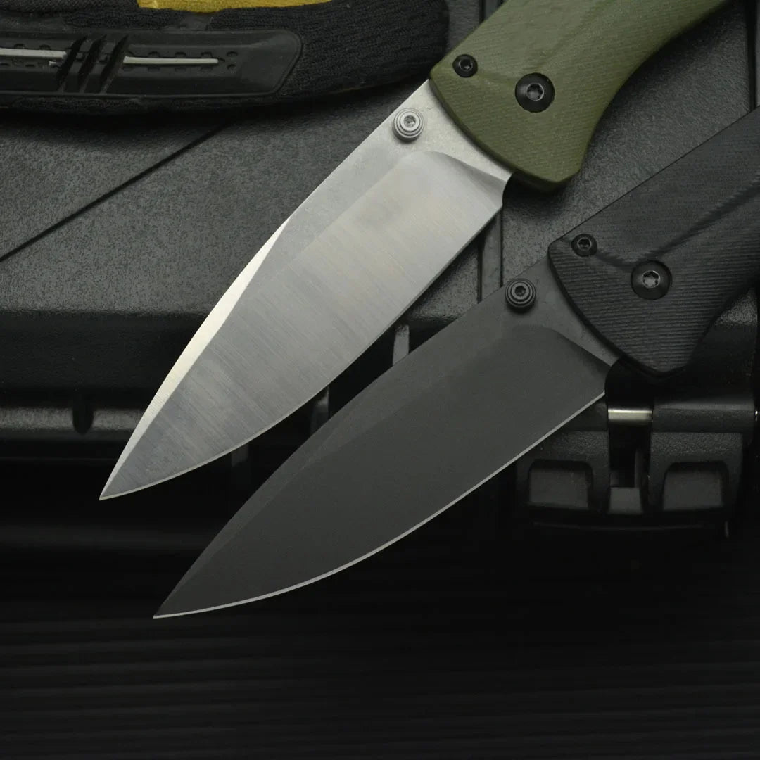 BM 535 G10 Folding Knife D2 Steel Blade Outdoor Hiking Equipment Sharp Fruit Knife Camping Survival Knife Best Gift for A Man