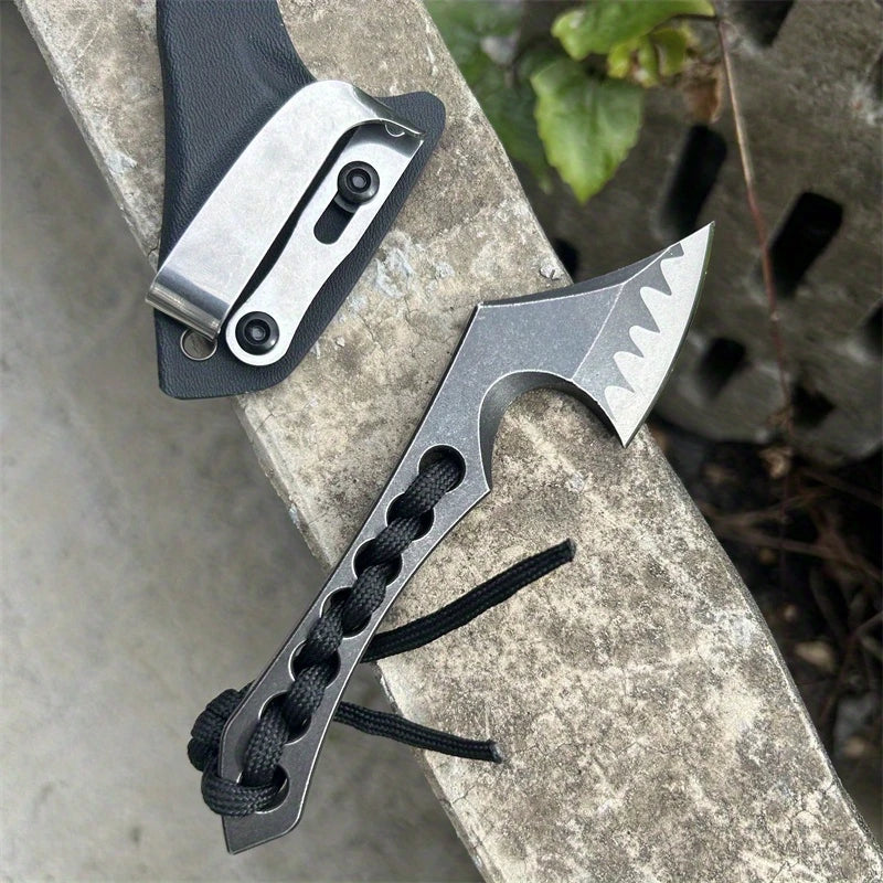 Axe Fixed Blade Knife Tool High Hardness D2 Blade Survival Wilderness Multi-fuctional Portable Durable with Kydex Hand Tools