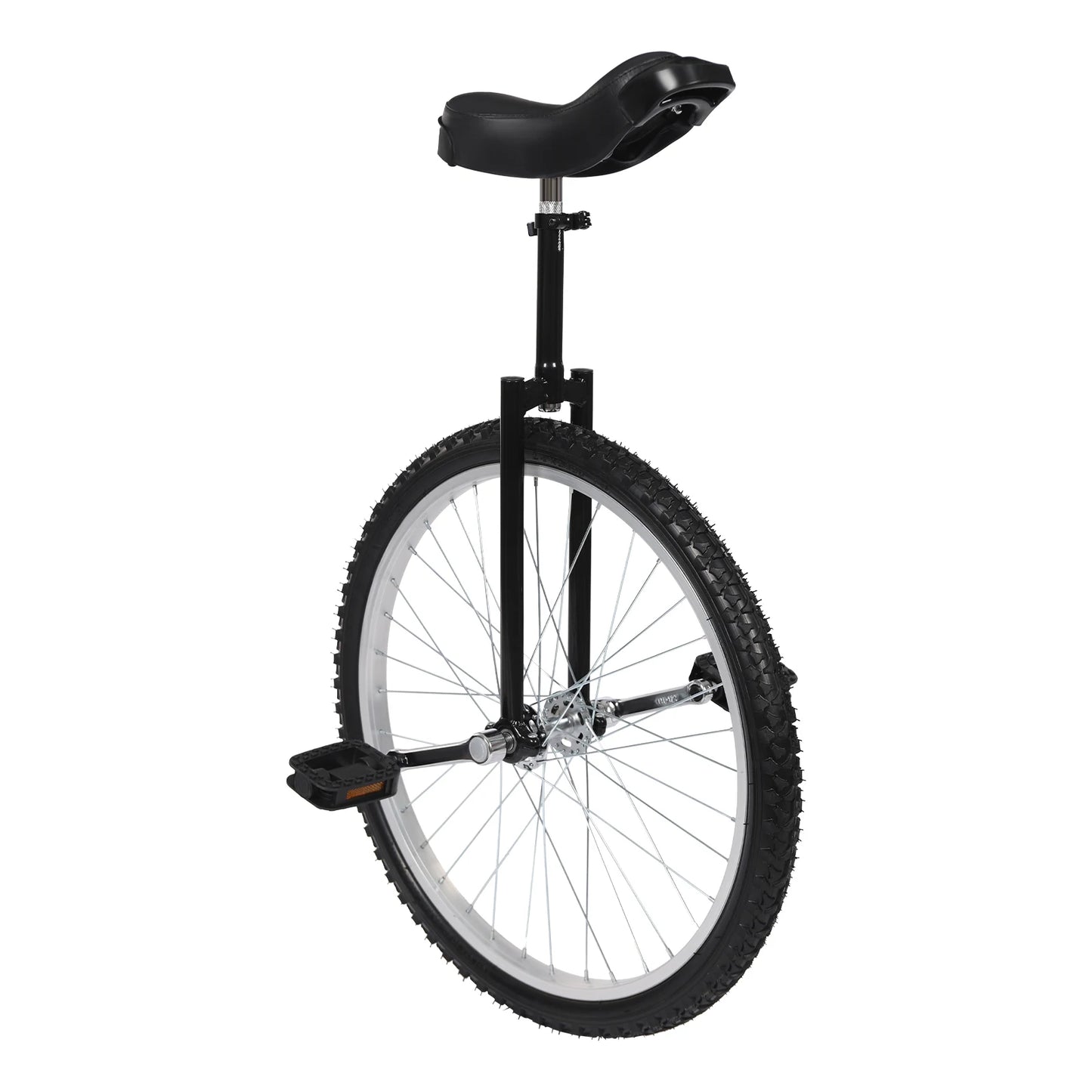 24-inch Wheel Unicycle Height Adjustable Unicycle Black/Yellow/Blue/Red Steel One Wheel Bike For Cycling Balance Training