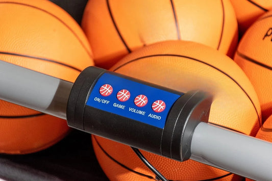 Official Indoor，Outdoor Dual Shot Basketball Arcade Game Weather Resistant Near 100% Scoring Accuracy Large LED Scoreboard