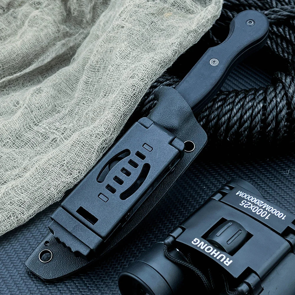 Portable Outdoor Camping Hunting Straight Knife High Hardness 8Cr13Mov Blade Wilderness Survival Utility Knife Tactical Knife